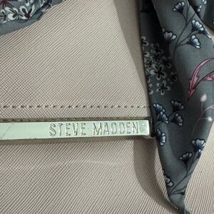 Steve Madden Cream and Gray Shoulder Bag